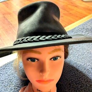 Henschel leather hat